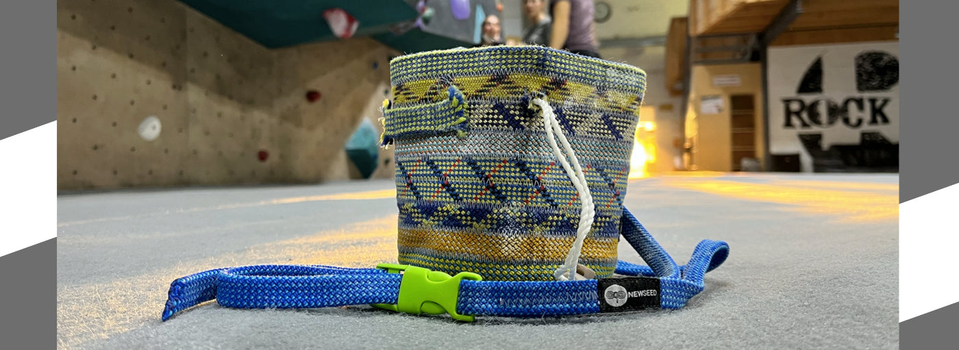 Chalkbag gürtel magnesia beutel kletterequipment nachhaltig